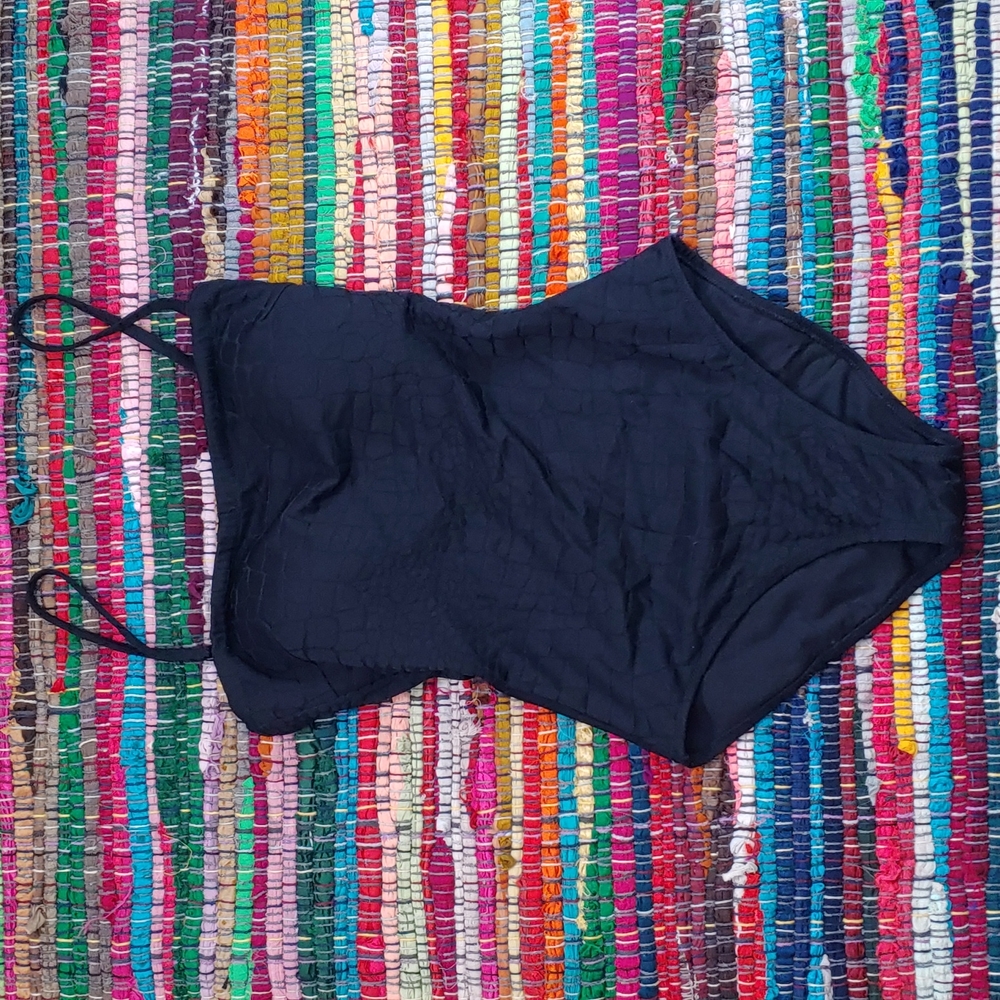 Gottex black animal embossed one piece
